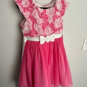 Jona Michelle Pink and White Floral Dress